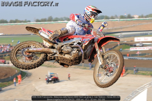2009-10-04 Franciacorta - Motocross delle Nazioni 0849 Warm up group 2 - Ivan Tedesco - Honda 450 USA